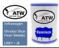 Preview: Volkswagen, Windsor Blue Pearl Metallic, LN5Y / J8: 500ml Lackdose, von ATW Autoteile West.